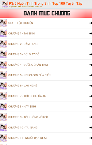 Ngôn Tình Trọng Sinh Top 100 T Screenshot 3