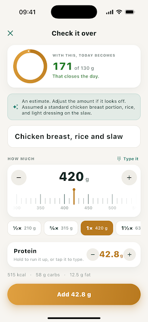 ProScan: Daily Protein Scanner Screenshot 2