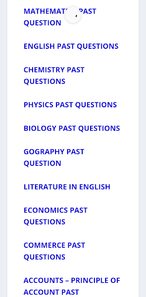 Jamb Past Questions & Answers Screenshot 1