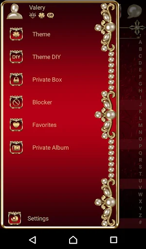 Virgin Mary Red Go SMS theme Screenshot 1
