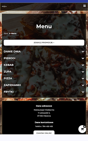 Restauracja Miedzanka Screenshot 2