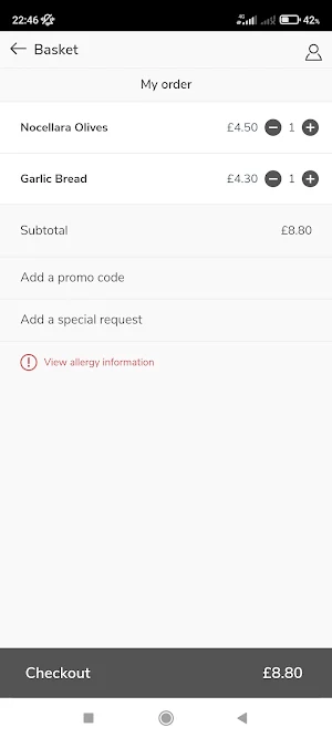 Osteria Pizza Screenshot 2