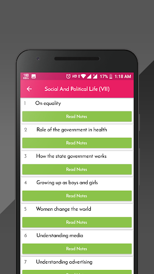 Class 7 Notes Offline Screenshot 3