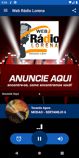 Web Rádio Lorena Screenshot 0