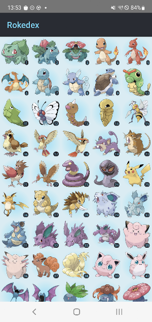 Rokedex Screenshot 0