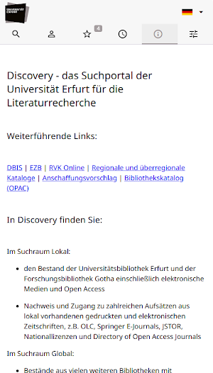 Discovery Uni Erfurt Screenshot 1