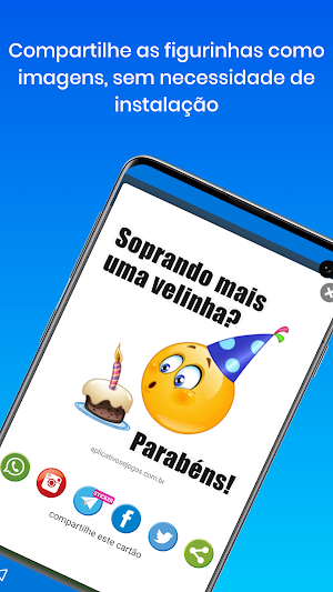 Mensagens e Figurinhas de Aniversário Screenshot 3