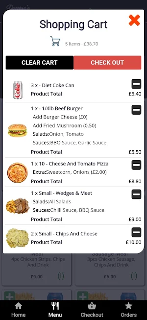 Peppinos Pizza Nantymoel Screenshot 0