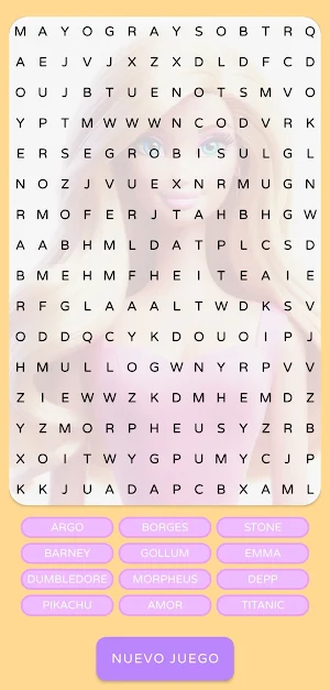 Word Search: Cinema and TV Screenshot 0