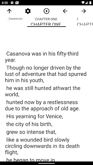 Book, Casanova's Homecoming Screenshot 1