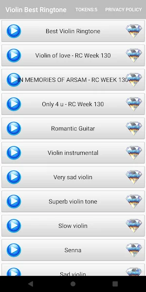 Violin Ringtone Screenshot 1