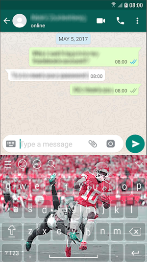 Tyreek Hill Chiefs Keyboard Theme 2020 For Lovers Screenshot 0