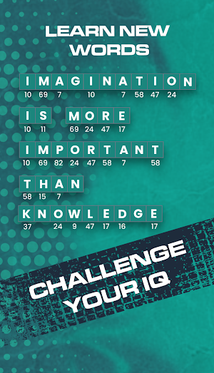 CipherQuest: Cryptogram Puzzle Screenshot 1