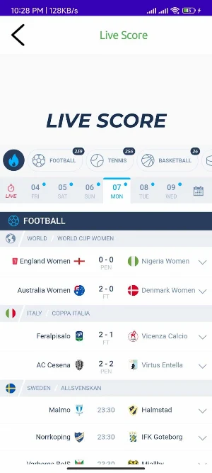 FootyScore Screenshot 1