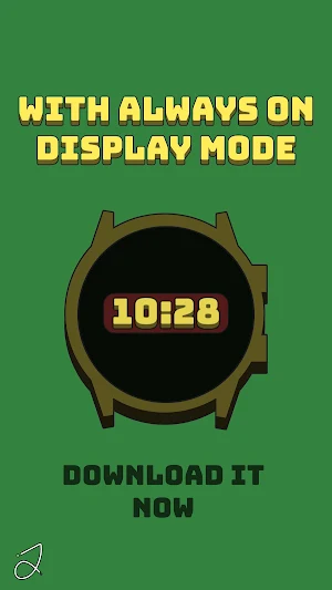Simple Console Watch Face Screenshot 3