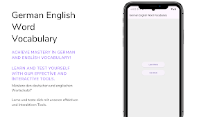 German English Word Vocabulary Screenshot 0