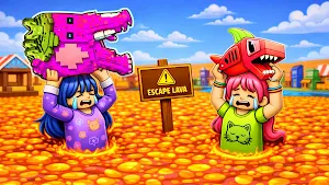 Lava Tsunami: Save Memerots Screenshot 1