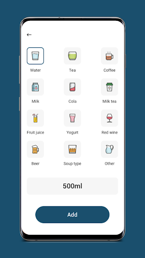 Water Intake Tracker Screenshot 0