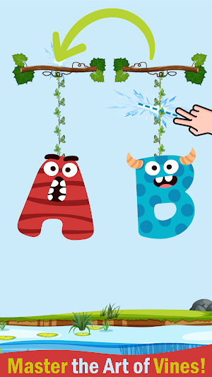 Cut the Vine- Rope Puzzle- abc Screenshot 1