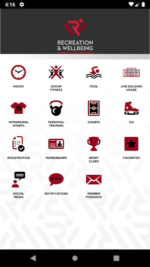 Recreation & Wellbeing Screenshot 0