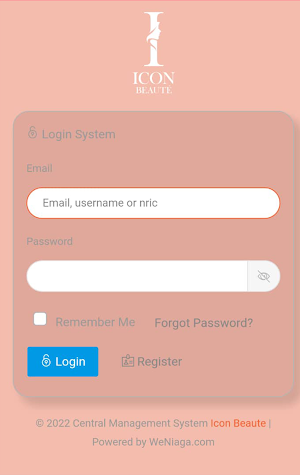Icon Beaute System Screenshot 0