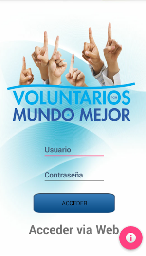 Por un mundo mejor APP Screenshot 0