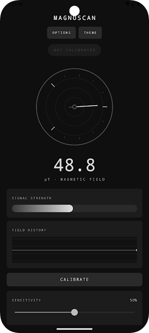 Metal Detector PRO - MagnoSCAN Screenshot 0