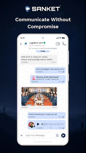 Sanket - Private Secure Chat Screenshot 1
