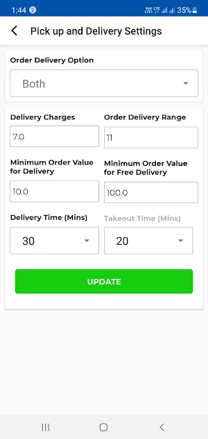 The Order2Go Food Manager Screenshot 1