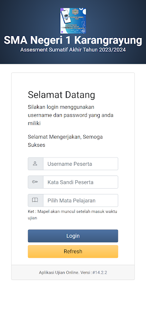 Android Based Test Smansaka Screenshot 0