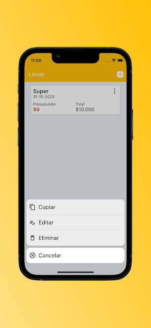 Shopping List Screenshot 1