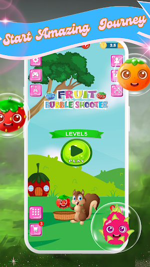 GWS Fruit Bubble Shooter Screenshot 1
