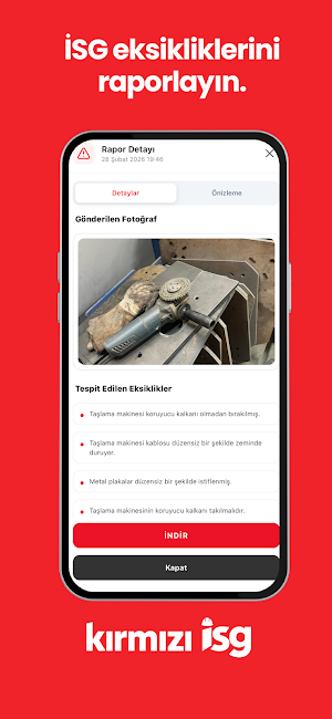 Kırmızı İSG App Screenshot 3