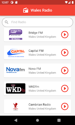 Wales Radio Stations UK Screenshot 2