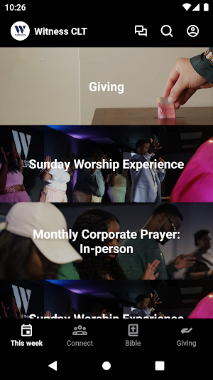 Witness Church Charlotte Screenshot 0