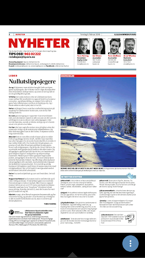 Lillehammer Byavis Screenshot 2