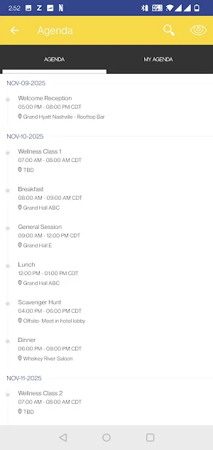 AEG CONNECT Summit 2025 Screenshot 2