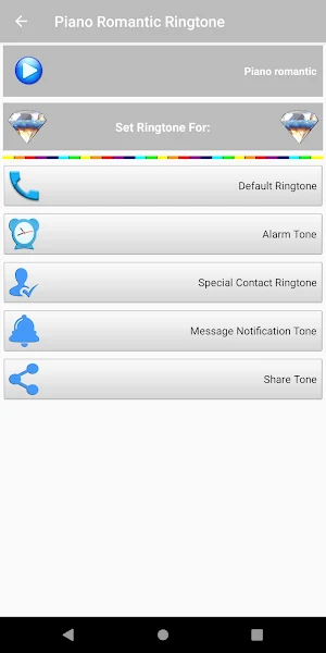 Piano Romantic Ringtone Screenshot 2