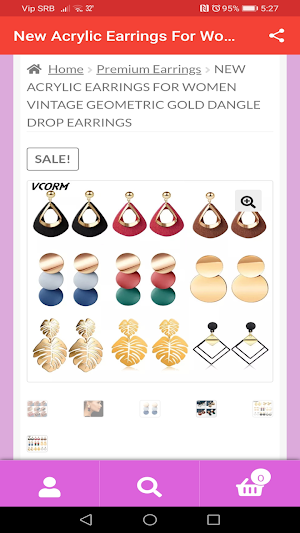 Earrings Shopping App Screenshot 3