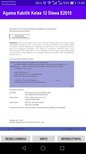 Agama Katolik Kelas 12 Siswa E2015 Screenshot 1