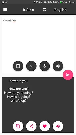 Italian-English Translator Screenshot 3