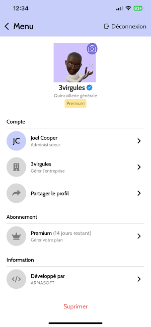 Vivia Business Screenshot 3
