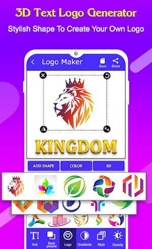 3D Name Art -Stylish Name Maker Screenshot 2
