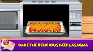 Beef Lasagna Maker Kitchen: Pasta Cooking Games Screenshot 2