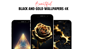 Black and Gold Wallpaper Screenshot 0