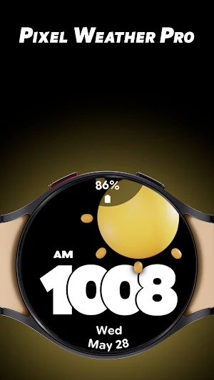 Pixel Weather Pro - Watch face Screenshot 0
