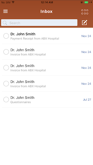 AWC PHR Screenshot 1
