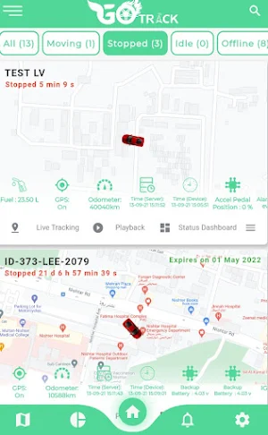 GoTrack Screenshot 1