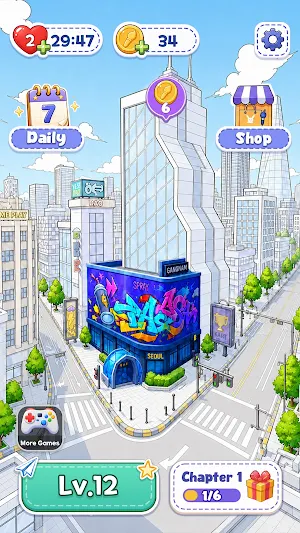Town Painter: Color My Street Screenshot 1