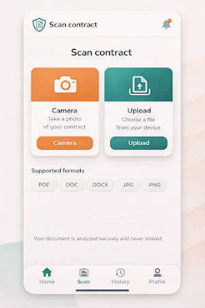 GigGuard: Contract Scanner Screenshot 1